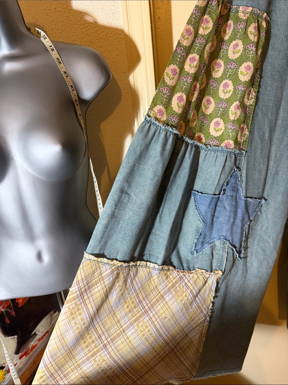 Pants - Easel Los Angeles- Wishful Thinking Wide Leg Pants - SZ L - Picture 5 of 8